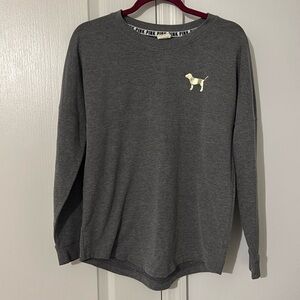 PINK long sleeve short with back sequin